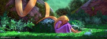 Sad Girl Facebook Cover from Tangled