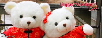 Teddy Couple Happy Valentines Day Covers For FB