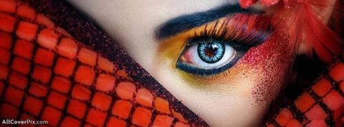 Colorful Eyes Facebook Cover Photos -  Facebook Covers