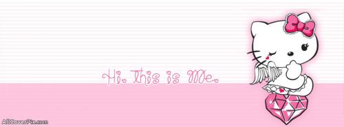 Cute Kitty Facebook Cover Photo -  Facebook Covers