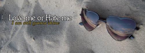 Love Me Facebook Glasses Cover Photos -  Facebook Covers