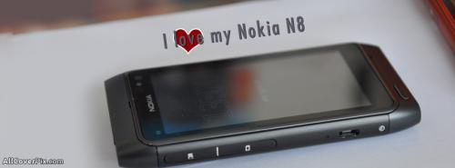 Love My Nokia N8 Mobile Facebook Covers -  Facebook Covers