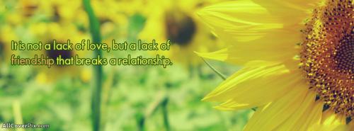 Quote About Friendship Facebook Cover Photos -  Facebook Covers