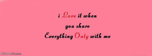 Quote About Love Facebook Cover Photos -  Facebook Covers